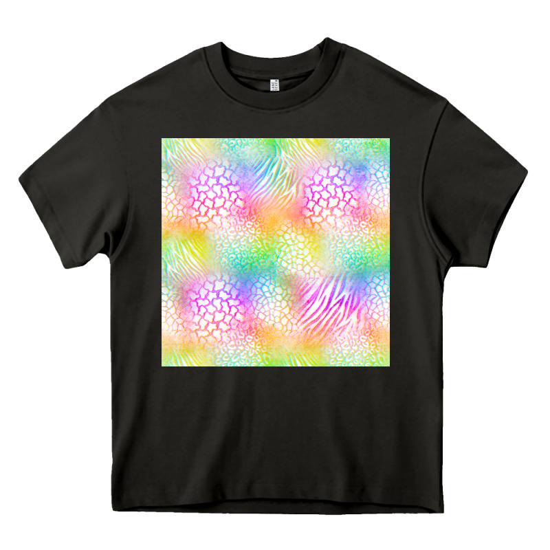 Neon Safari Seamless Pattern Heavy Core Tee by BundleAndBundleShop | Teevron