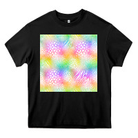 Black neon safari seamless pattern Heavy Core Tee - BundleAndBundleShop
