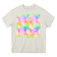 Cream neon safari seamless pattern Heavy Core Tee - BundleAndBundleShop