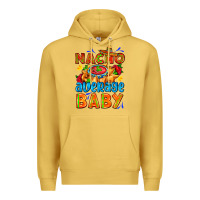 Antique Gold nacho average baby with nacho 2 Premium Hoodie - AdoDesignShop
