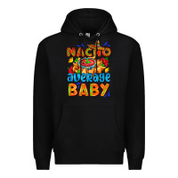 Black nacho average baby with nacho 2 Premium Hoodie - AdoDesignShop