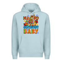 Blue Mist nacho average baby with nacho 2 Premium Hoodie - AdoDesignShop