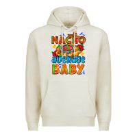 Oatmeal Heather nacho average baby with nacho 2 Premium Hoodie - AdoDesignShop