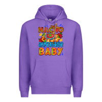 Purple nacho average baby with nacho 2 Premium Hoodie - AdoDesignShop
