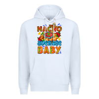 White nacho average baby with nacho 2 Premium Hoodie - AdoDesignShop