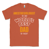 Copper anesthesiologist by day worlds best dad by night fathers day Classic Tee - linhVisuals