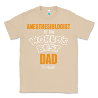 Mushroom anesthesiologist by day worlds best dad by night fathers day Classic Tee - linhVisuals