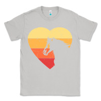 Moon Dust Vintage Heart Horse Equestrian | Horse lover Classic Tee - linhVisuals