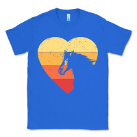 True Royal Vintage Heart Horse Equestrian | Horse lover Classic Tee - linhVisuals