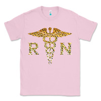 Bubblegum Pink rn registered nurse leopard lovely nursing student t shirt Classic Tee - linhVisuals