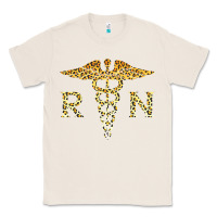 Natural rn registered nurse leopard lovely nursing student t shirt Classic Tee - linhVisuals
