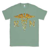 Sage rn registered nurse leopard lovely nursing student t shirt Classic Tee - linhVisuals