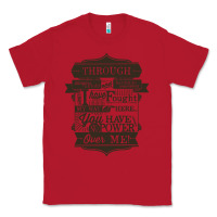 Red labyrinth words Classic Tee - linhVisuals
