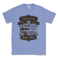 Colony Blue labyrinth words Classic Tee - linhVisuals