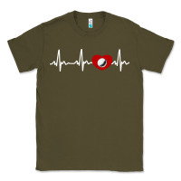 Army Green my heart beats for golf Classic Tee - linhVisuals