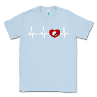 Dusty Blue my heart beats for golf Classic Tee - linhVisuals