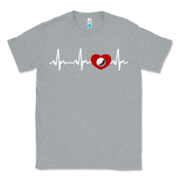 Heather Grey my heart beats for golf Classic Tee - linhVisuals