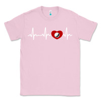 Bubblegum Pink my heart beats for golf Classic Tee - linhVisuals