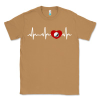 Toasted Coconut my heart beats for golf Classic Tee - linhVisuals