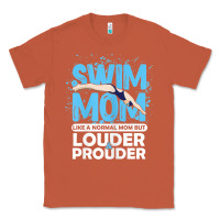 Copper womens swimmer swim mom louder prouder sports mother t shirt t shirt Classic Tee - linhVisuals