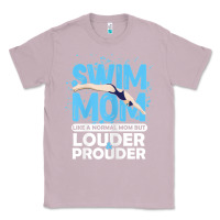 Lilac womens swimmer swim mom louder prouder sports mother t shirt t shirt Classic Tee - linhVisuals