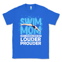 True Royal womens swimmer swim mom louder prouder sports mother t shirt t shirt Classic Tee - linhVisuals