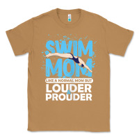Toasted Coconut womens swimmer swim mom louder prouder sports mother t shirt t shirt Classic Tee - linhVisuals