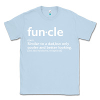 Dusty Blue funcle Classic Tee - linhVisuals