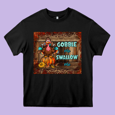 Gobble Me Swallow Me Tumbler Heavy Core Tee Designed By Bundleandbundleshop