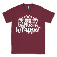 Burgundy gangsta wrapper Classic Tee - linhVisuals