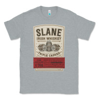 Heather Grey slane irish whiskey Classic Tee - linhVisuals