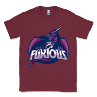 Burgundy bi furious   bisexual Classic Tee - linhVisuals