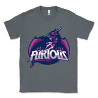 Charcoal Heather bi furious   bisexual Classic Tee - linhVisuals