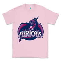 Bubblegum Pink bi furious   bisexual Classic Tee - linhVisuals