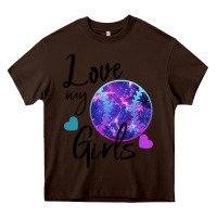 Chocolate Brown I Love My Softball Girl Heavy Core Tee - Bettercallsaul