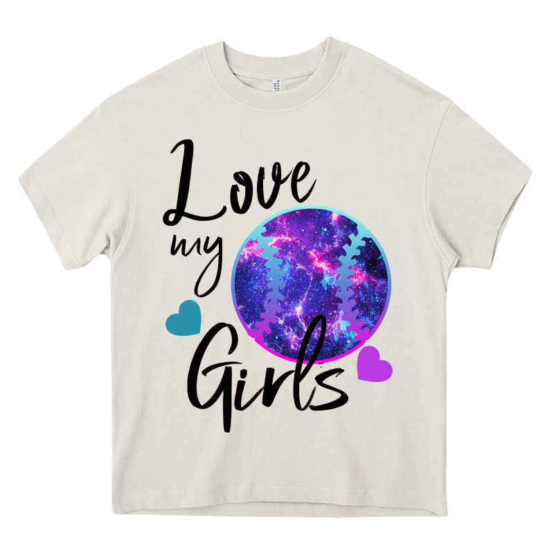 I Love My Softball Girl Heavy Core Tee by Bettercallsaul | Teevron