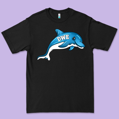 Dolphin Dwe Premium Tee Designed By Cowhidedigitalart