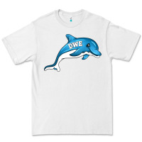 White dolphin dwe Premium Tee - CowhideDigitalArt