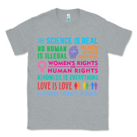 Heather Grey science is real , black lives matter , love is love , equality , kindn Classic Tee - linhVisuals