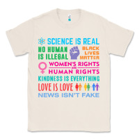 Natural science is real , black lives matter , love is love , equality , kindn Classic Tee - linhVisuals