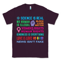 Plum science is real , black lives matter , love is love , equality , kindn Classic Tee - linhVisuals