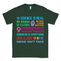 Sports Green science is real , black lives matter , love is love , equality , kindn Classic Tee - linhVisuals