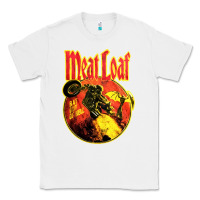 White vintage meatloaf bat out of hell Classic Tee - linhVisuals