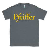 Charcoal Heather pfeiffer university Classic Tee - linhVisuals