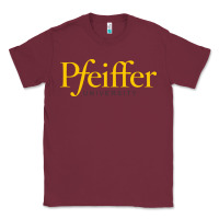 Burgundy pfeiffer university Classic Tee - linhVisuals