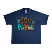 Navy yee haw Urban Heavy Tee - RacoonDesign