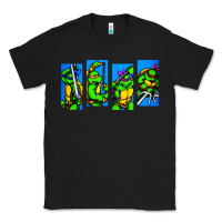 Black arcade turtles Classic Tee - linhVisuals