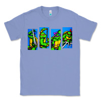 Colony Blue arcade turtles Classic Tee - linhVisuals