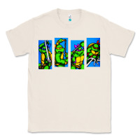 Natural arcade turtles Classic Tee - linhVisuals