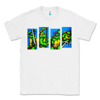 White arcade turtles Classic Tee - linhVisuals